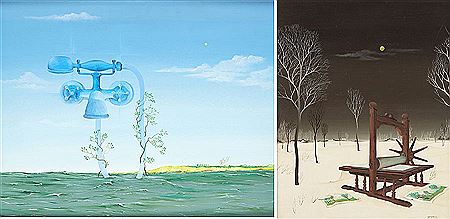 L’imprimerie" et "Le téléphone by Luc Godar - Auction record, sale price, and art valuation. Compare with similar artists and explore comparable artworks.