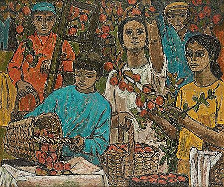 Sample artwork by Paule Nolens (Born 1924), known for painting - View similar artists and auction records