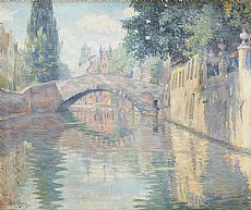 Vue de Bruges ensoleillée