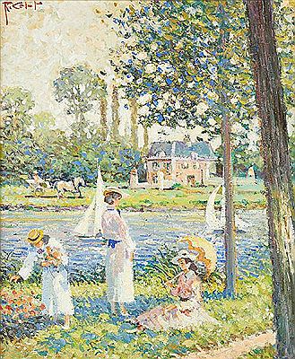 Elégantes au bord du cours d’eau by Robert Colot - Auction record, sale price, and art valuation. Compare with similar artists and explore comparable artworks.