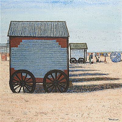 "Les cabines, La Panne".