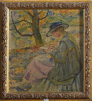 "La lecture de la lettre d’amour au bord de l’eau"