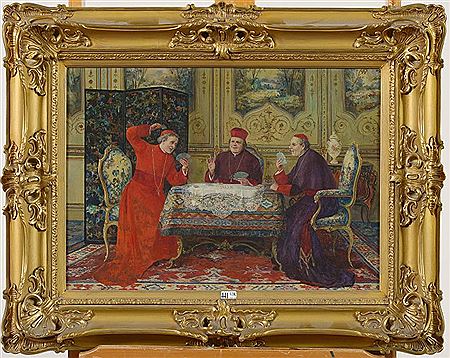 "Les cardinaux jouant aux cartes"