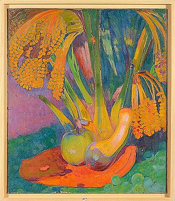 Nature morte aux courges et dattes