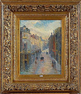 Rue animée à Paris by Léon Dardenne - Auction record, sale price, and art valuation. Compare with similar artists and explore comparable artworks.