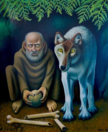 Saint Francis and the Wolf