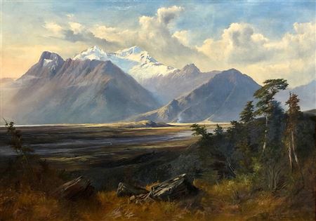Mount Earnslaw by Laurence William Wilson - Auction record, sale price, and art valuation. Compare with similar artists and explore comparable artworks.