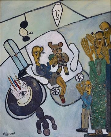 Sample artwork by Christina Conrad (Born 1942), known for painting - View similar artists and auction records