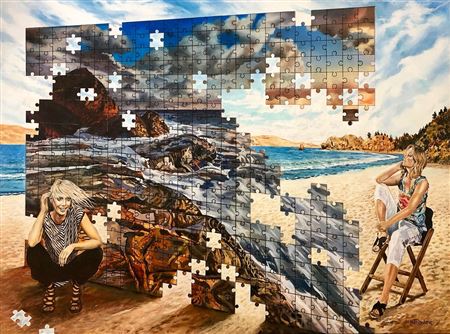 Two Puzzled Girls, 2018