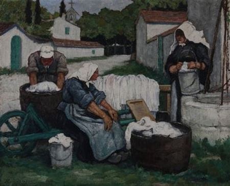 Lavandières en Bretagne