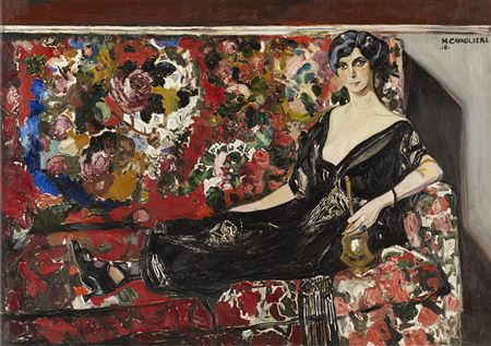 "La méche bianca" 1918 by Mario Cavaglieri - Auction record, sale price, and art valuation. Compare with similar artists and explore comparable artworks.