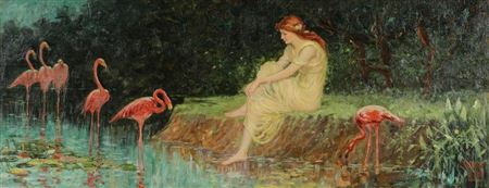 Flamingoes - 1911