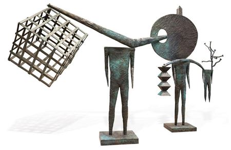 Three Generations- 1989 by John Buck - Auction record, sale price, and art valuation. Compare with similar artists and explore comparable artworks.