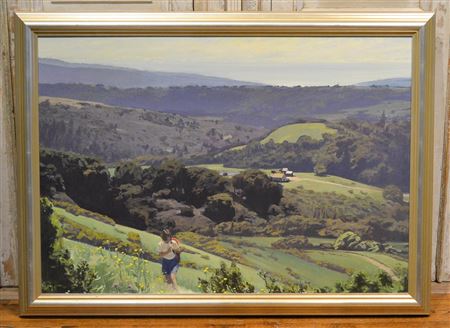 "Hiker And The Pacific"