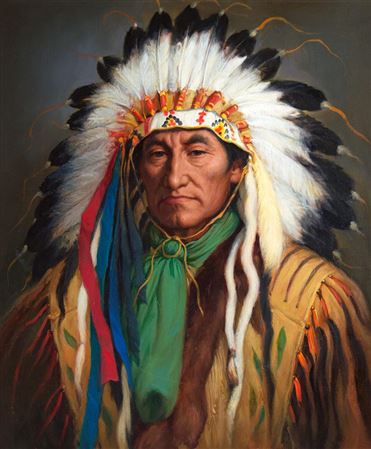 Chief Spotted Eagle - Sioux (After J.H. Sharp)