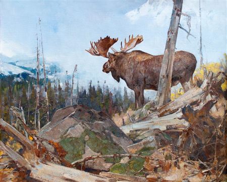 Alaskan Wilderness by Carl Clemens Moritz Rungius - Auction record, sale price, and art valuation. Compare with similar artists and explore comparable artworks.