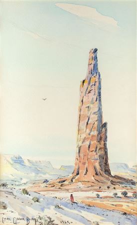 Needle Rock at Canyon de Chelly