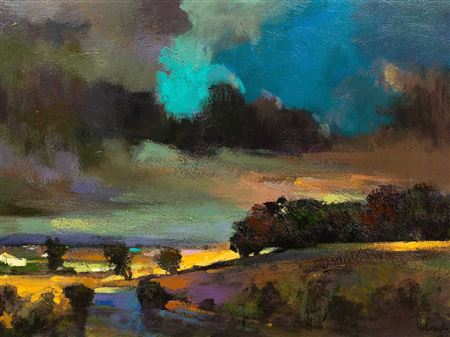 Sample artwork by Ian Herslet (Born 1951), known for painting - View similar artists and auction records