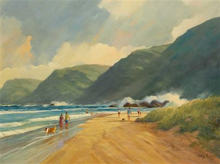 Beachscape with Figures