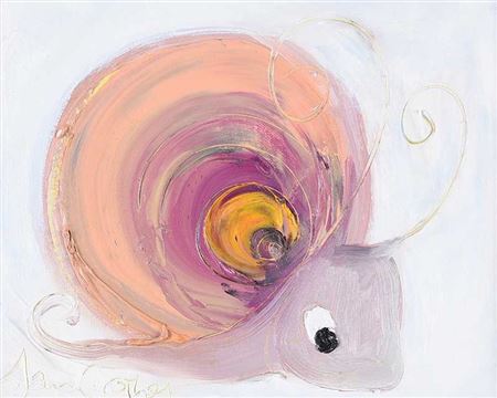GRACE THE SNAIL by Dawn Crothers - Auction record, sale price, and art valuation. Compare with similar artists and explore comparable artworks.