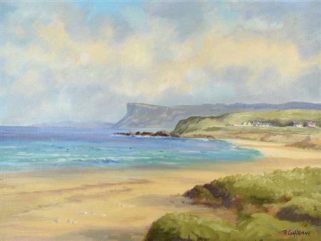 FAIRHEAD FROM THE BEACH, BALLYCASTLE, COUNTY ANTRIM