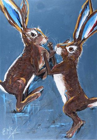 BOXING HARES