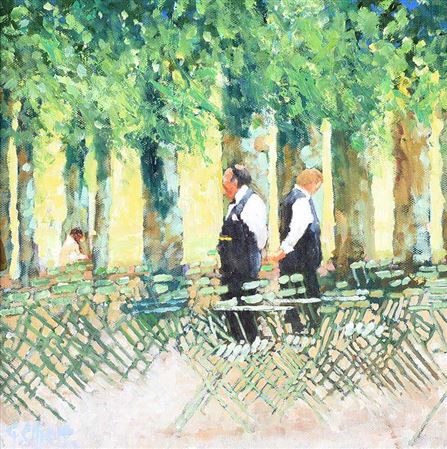 QUIET DAY, JARDIN DE LUXEMBOURG, PARIS by Graham Elliott - Auction record, sale price, and art valuation. Compare with similar artists and explore comparable artworks.