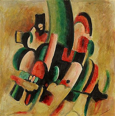 Abstrakte Komposition by Fritz Burger-Muhlfeld - Auction record, sale price, and art valuation. Compare with similar artists and explore comparable artworks.