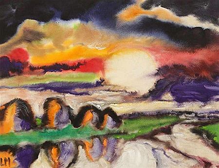 Expressive Landschaft