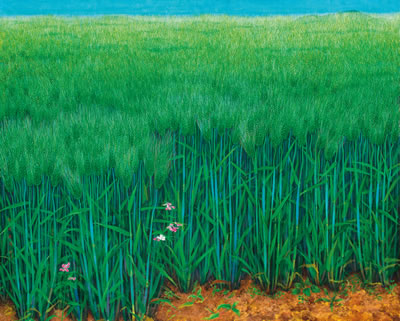 Green Barley 1993 by Sook-Ja Lee - Auction record, sale price, and art valuation. Compare with similar artists and explore comparable artworks.