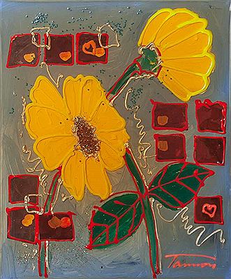 Two Yellow flowers by Jean Tannous - Auction record, sale price, and art valuation. Compare with similar artists and explore comparable artworks.
