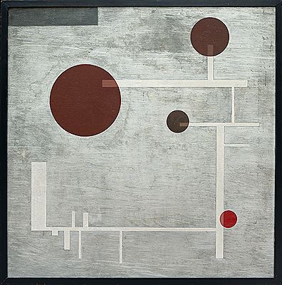 Silver ground painting