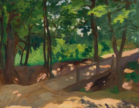 Jókai Hill (Landscape with Bridge I.), 1906