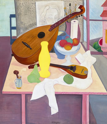 Atelier Still Life (View of the Danube from the Artist’s Home in Újlipótváros), c. 1930