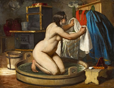 Evening Ritual (Bathing Girl)