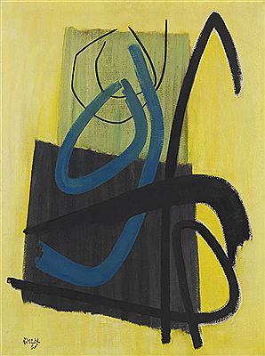 Abstrakte Komposition, 1951.