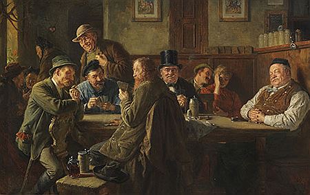 Vorstadtkneipe, Um 1898