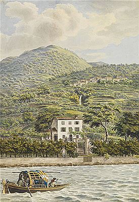 Die Villa Artaria am Comer See, 1813