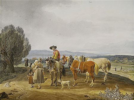 2 Bll.: Begegnung auf der Landstraße. Jeweils 1798 by Wilhelm Alexander Wolfgang Von Kobell - Auction record, sale price, and art valuation. Compare with similar artists and explore comparable artworks.