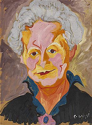 Frau Scheumann (Schwiegermutter des Künstlers). 1919 /1921.