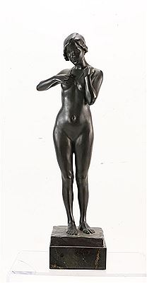 Standing Nude Woman with Necklace