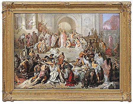 Fight between Christianity and paganism in Roman antiquity