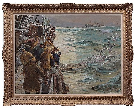 "Hauling in the nets"