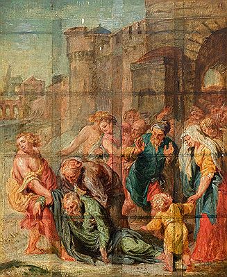 The rescue of Saint Paul after the shipwreck