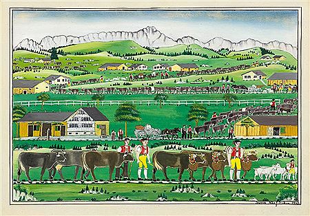 Sample artwork by Hermann Naef (1892 - 1964), known for painting - View similar artists and auction records