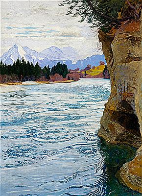 Aarelandschaft. 1914.