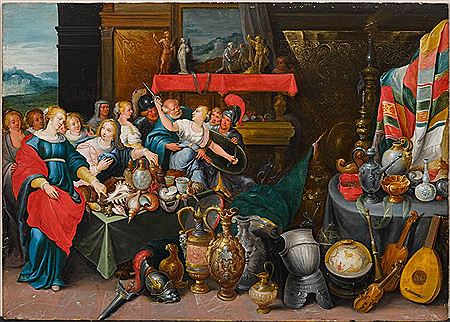 Achilles amongst the daughters of Lykomedes, discovered by Odysseus by Cornelis de Baellieur the Elder - Auction record, sale price, and art valuation. Compare with similar artists and explore comparable artworks.