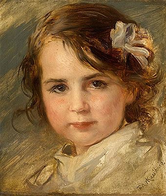 Portrait of the artist's daughter