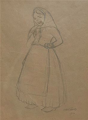 Jeune paysanne russe