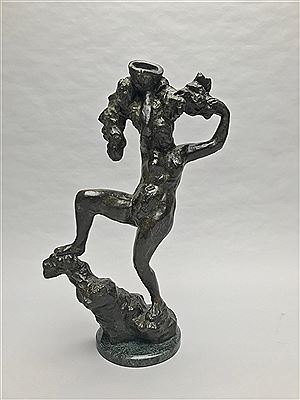 Bacchante aux raisins, ventre non lisse, dite première composition